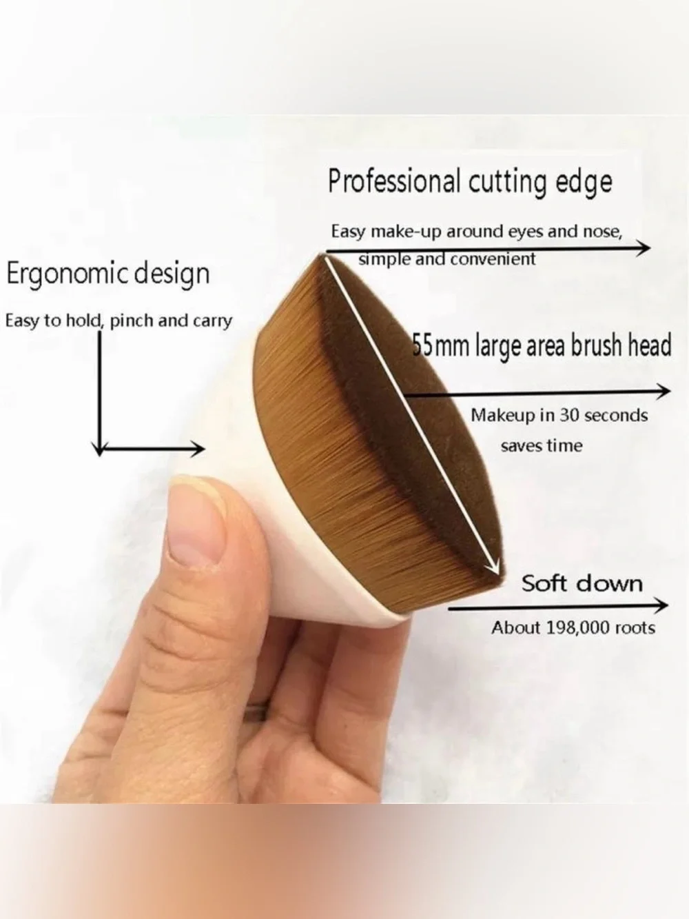 High Density Kabuki Foundation Brush w/ Protective Case: Flawless Application